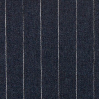 Blue Denim Chalk Striped Flannel Pants