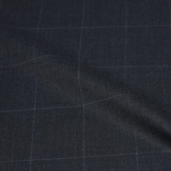 Navy Blue Windows Flannel Pants