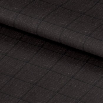 Brown 25016 - Wool Silk Linen Suit
