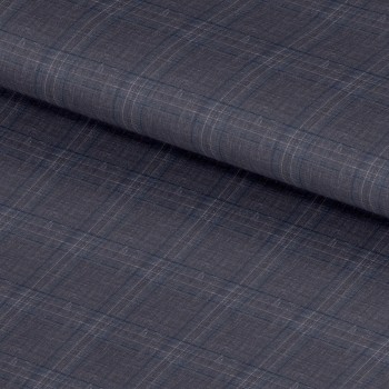 Grey 25024 - Wool Silk Linen Suit