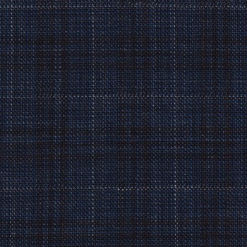 Blue 25031 - Wool Silk Linen Suit