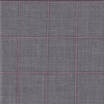 Grey 25037 - Wool Silk Linen Suit