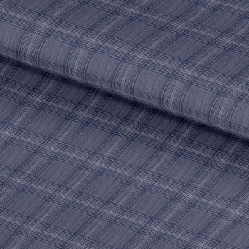 Blue 25038 - Wool Silk Linen Suit