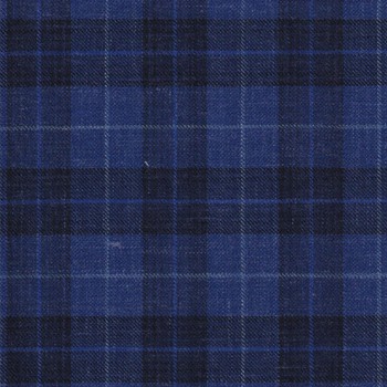 Blue 25045 - Wool Silk Linen Suit