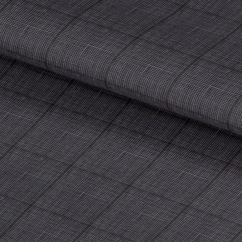 Grey 25053 - Wool Silk Linen Suit