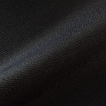 VERY DARK GRAY (MOSTLY BLACK) TWILL WOOL BLEND