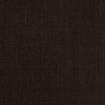 DARK BROWN TWILL WOOL BLEND