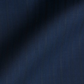 BLUE STRIPE WOOL BLEND