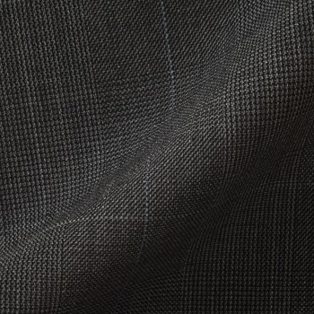 DARK GRAY GLEN PLAID WOOL BLEND