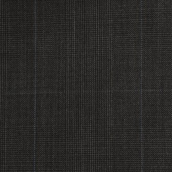 DARK GRAY GLEN PLAID WOOL BLEND