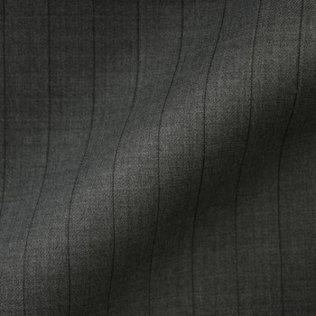 DARK GREY PINSTRIPE LARGE WOOL BLEND