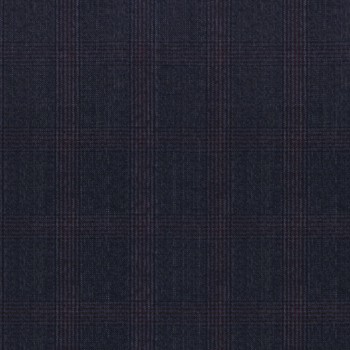 Navy Blue Red  Glen Check Pants