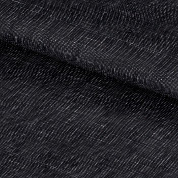 Black LH256-02 - Pure Linen Pants