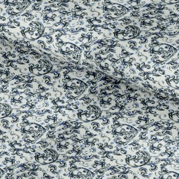 Blue PRT2315 - 100% cotton printed shirts