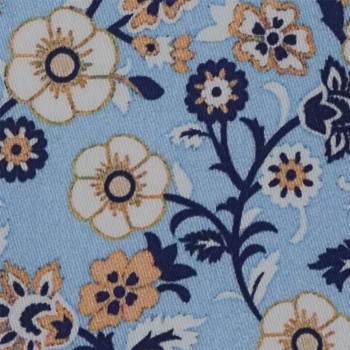 Blue PRT2321 - 100% cotton printed shirts
