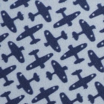 Blue PRT2328 - 100% cotton printed shirts