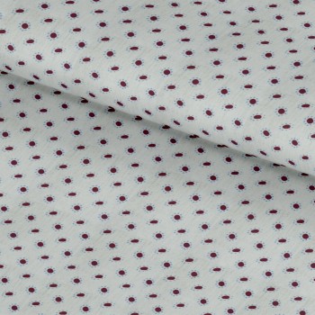 Cream PRT2373 - 100% cotton printed shirts