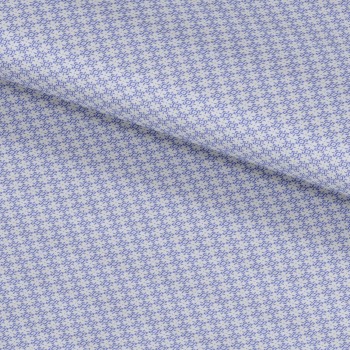 Blue PRT2393 - 100% cotton printed shirts