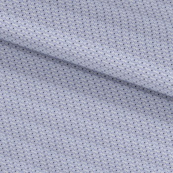 Blue PRT2394 - 100% cotton printed shirts