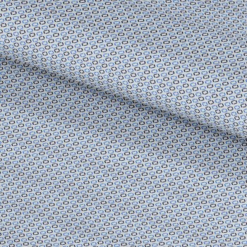 Blue PRT2412 - 100% cotton printed shirts