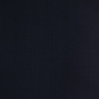 VERY DARK NAVY HERRINGBONE WOOL BLEND