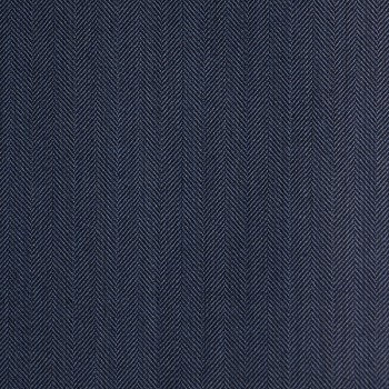 BLUE - GREY HERRINGBONE WOOL BLEND