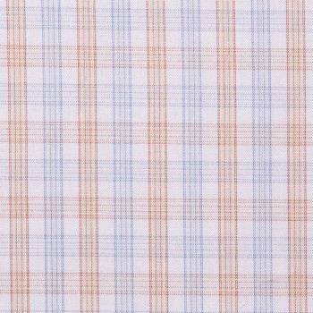 Blue/Brown Plaid Cotton Shirts