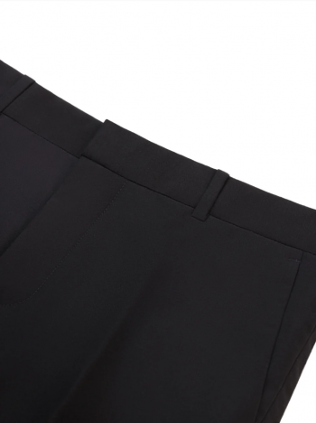 VICTORY BLACK WOOL PANT