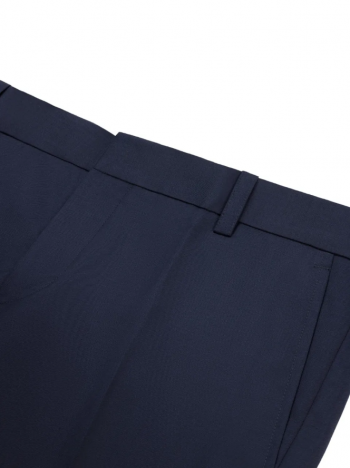 VICTORY NAVY BLUE WOOL PANT