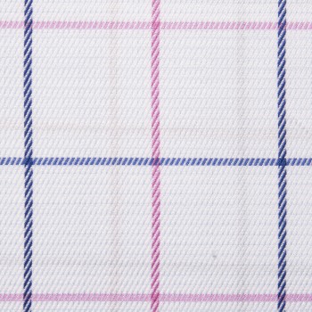 Pink Windowpane Cotton Shirts