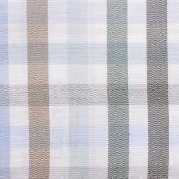 Beige Stripe Cotton Shirts