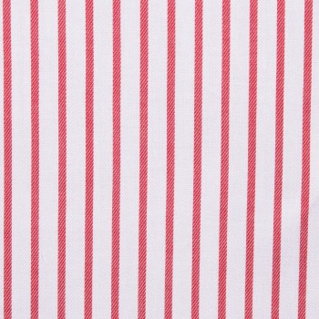 Red Chalk Stripe Cotton Shirts
