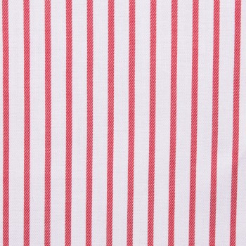 Red Chalk Stripe Cotton Shirts
