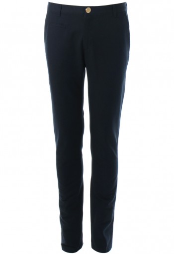 กางเกงสีกลมทรงกระบอกเล็ก กระเป๋าเจาะ