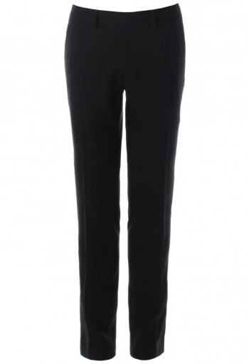 กางเกงสีดำ ทรงกระบอก กระเป๋าข้างตรง