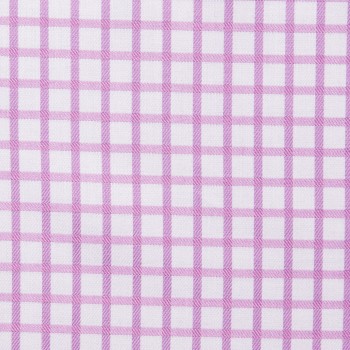 Light Purple Check Cotton Shirts