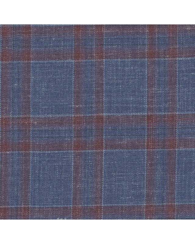 Grey 103001 - Wool Silk Linen Stretch Suit