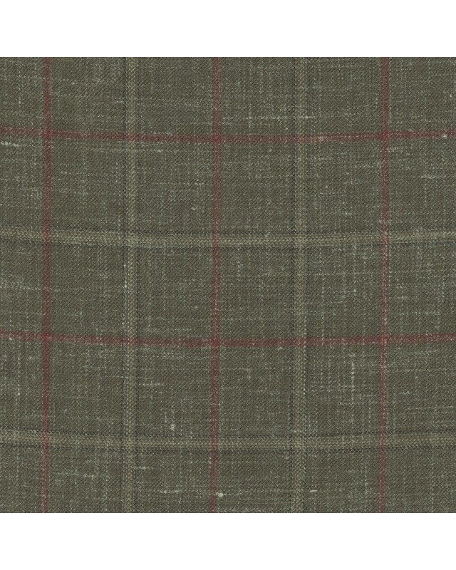 Green 103011 - Wool Silk Linen Stretch Suit