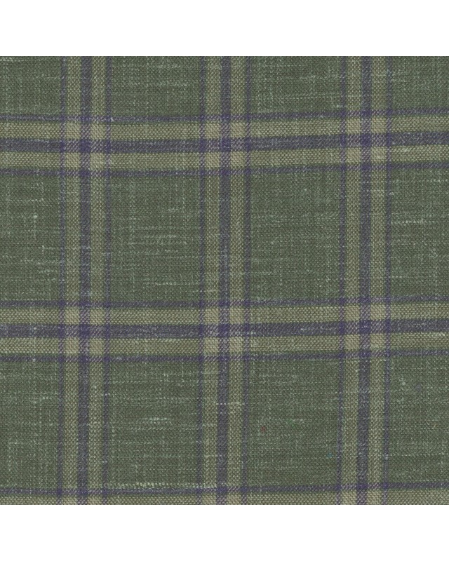 Green 103013 - Wool Silk Linen Stretch Suit