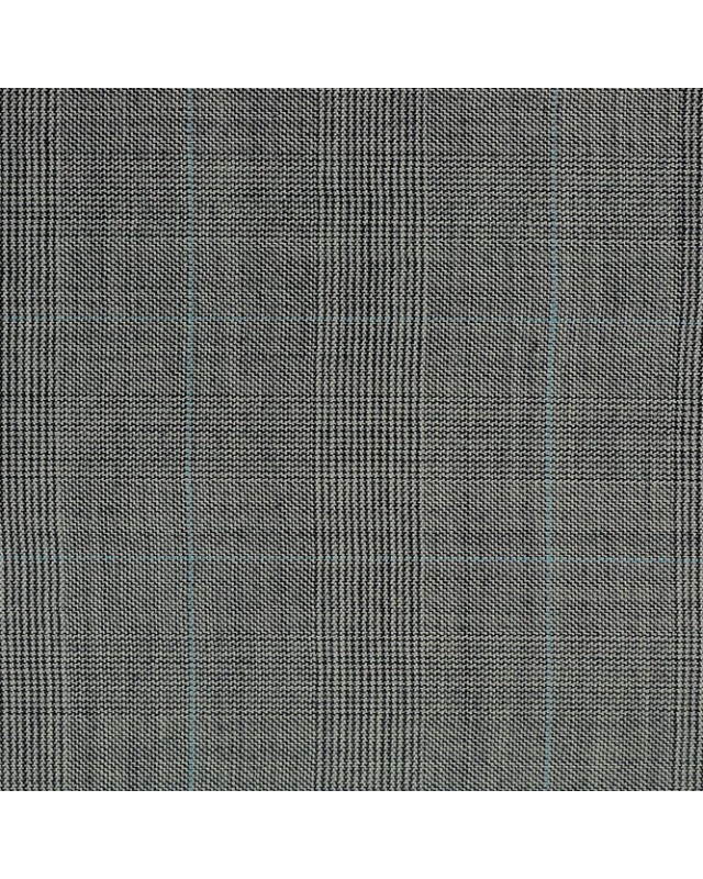Light Window Grey Single Blue Suit