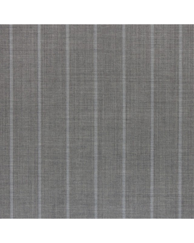 Brown Gray Big Chalk Striped Suit