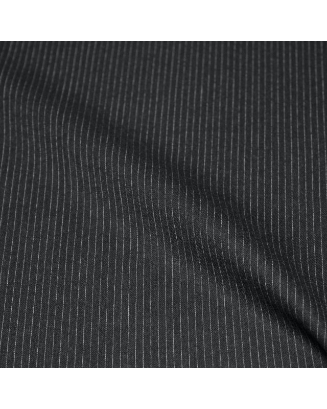 Dark Grey Pin Striped Flannel Pants