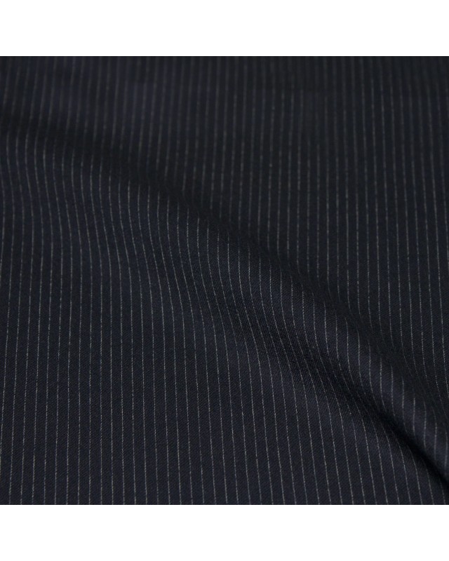 Dark Navy Blue Pin Striped Flannel Pants