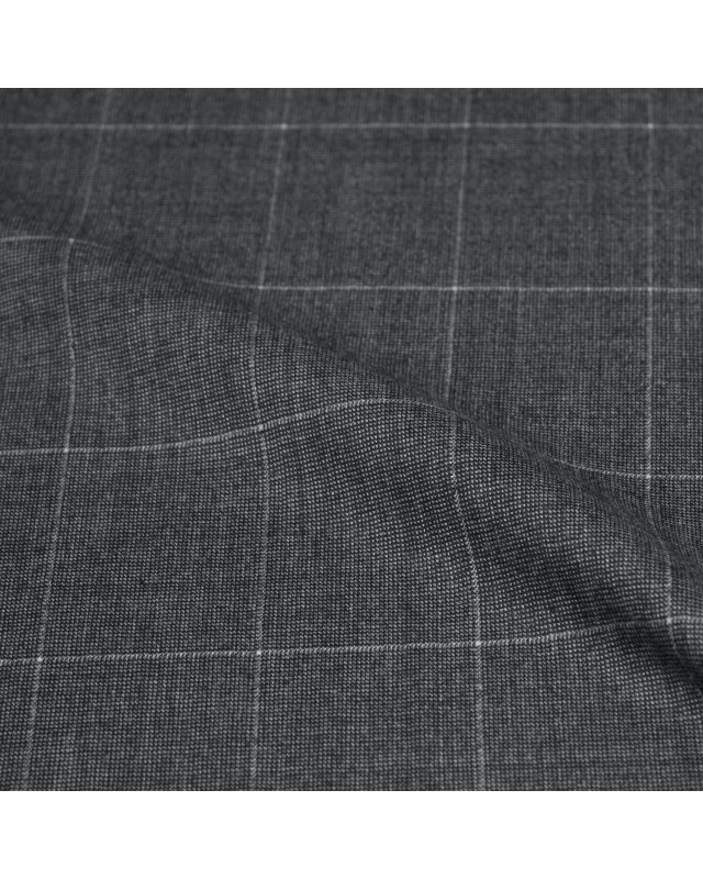 Grey White Windows Flannel Pants