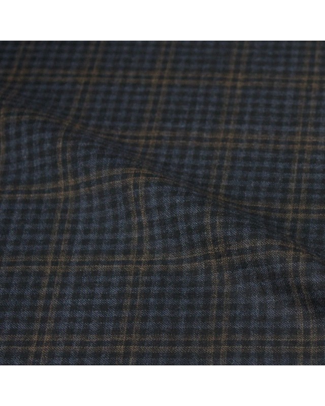 Navy Blues Yellow Windows Flannel Pants