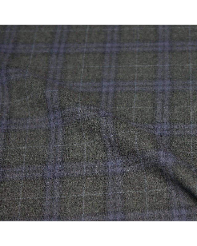 Medium Grey Purple Windows Flannel Pants
