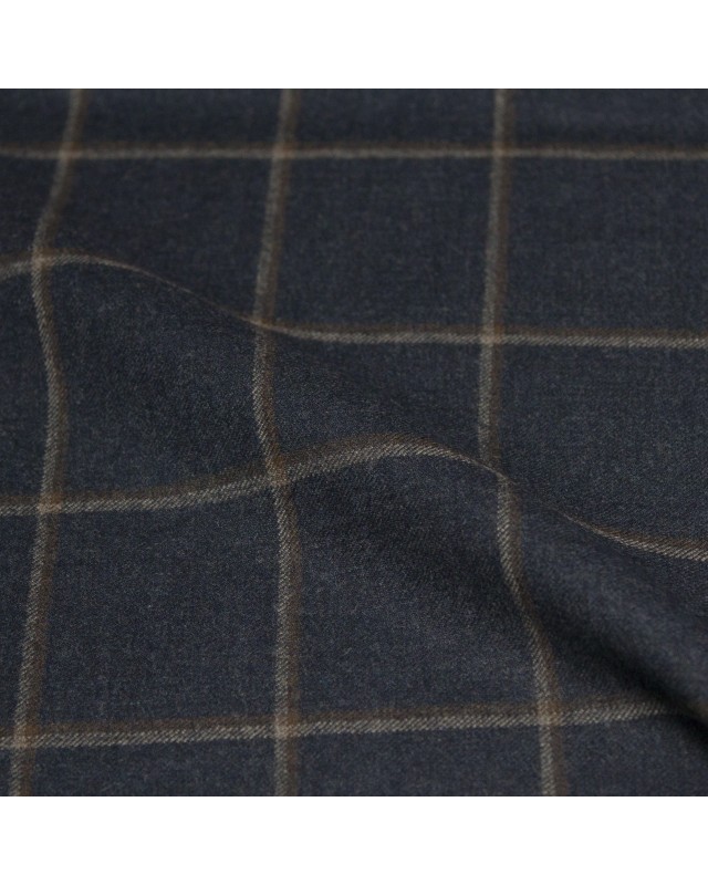Blue Denim Windows Chalk Flannel Pants