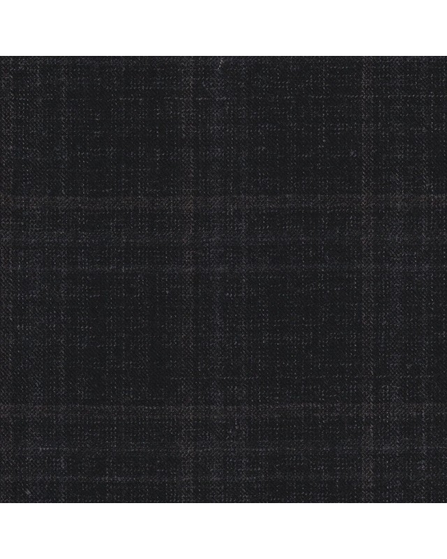 Grey 21380 - 120s Flannel Wool Pants