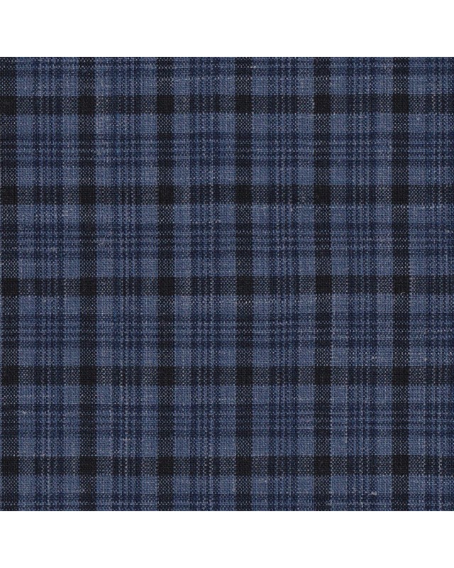 Blue 25005-2 - Wool Silk Linen Suit