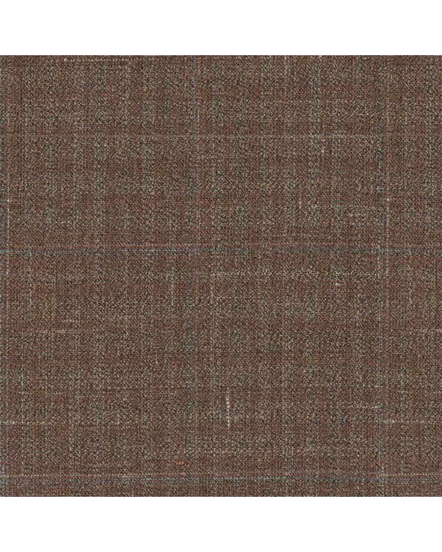 Brown 25059 - Wool Silk Linen Suit